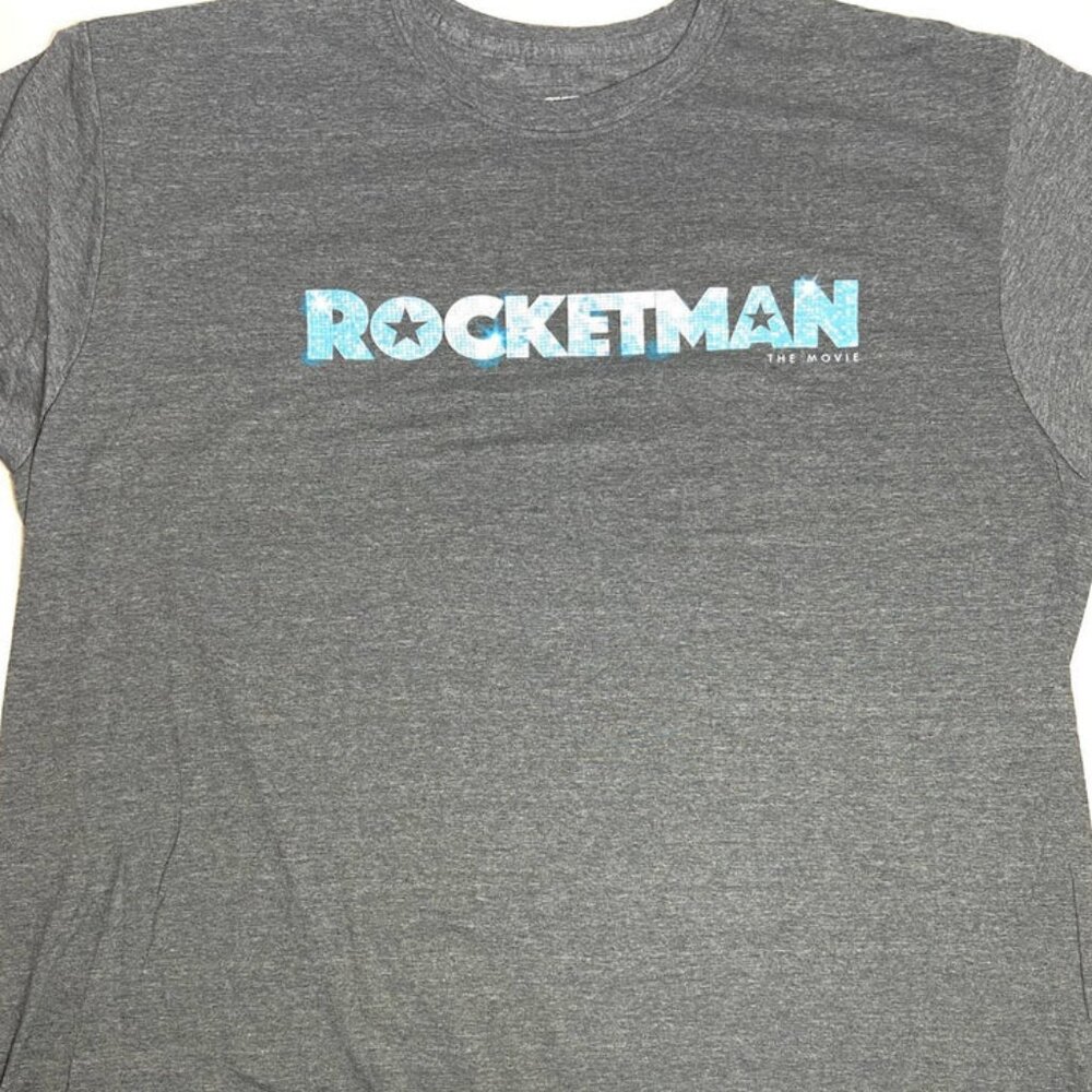 Rocketman The Movie NOS Adult 2XL 2019 Gray T-Shirt